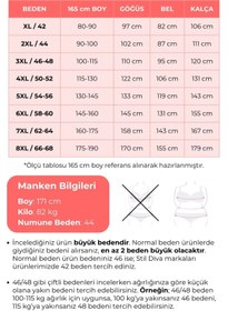 Resim Büyük Beden Yarım Kollu Düğme Detaylı Yumuşak Dokulu Kazak 302987 - 44 / Gri 