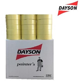 Resim Dayson Maskeleme Bantı 36mm x 35m - 48 Adet Kağıt Bant 