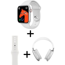 Resim Özbience Akıllı Saat ve Kulaklık Ikili Paket, Kordon Hediyeli, Şık ve Fonksiyonel 