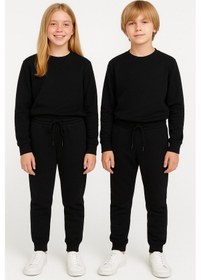 Resim Seabubbles Beli Lastikli Çocuk Jogger Eşofman Altı - Alc St09271 Siyah 