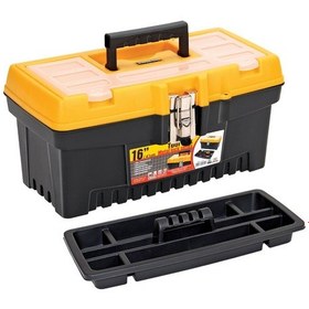 Resim Büro Ev Ofis İçin 41cm Metal Kilitli Mini Takım Çantası 