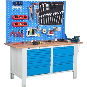 Resim starçelik Atölye Çalışma Tezgahı (1600x720x830-930 mm) 