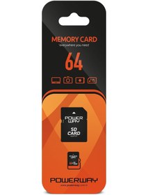 Resim Powerway 64 Gb Hafıza Kartı Adaptör Dahil 