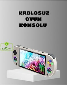 Resim Hd Çıkış Destekli Taşınabilir Oyun Konsolu - 5 İnç Ips Ekran, Rgb Işıklı 