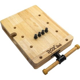 Resim Rox Wood 0274 Tezgah Üzeri Mengeneli Ahşap Çalışma Tezgahı 