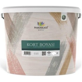 Resim Pamukkale Silikonlu Tenis Kort Zemin Boyası 15 Lt Diğer 