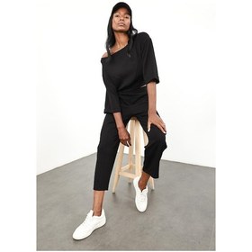 Resim Siyah İthal Modal Takım Siyah 