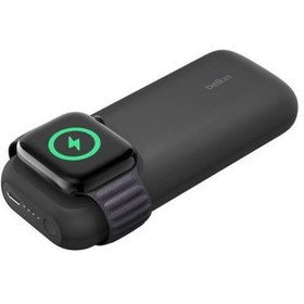 Resim BELKIN Belkin BoostCharge 10000 Mah 20W Powerbank + Apple Watch Kablosuz Hızlı Şarj - Siyah Outlet 