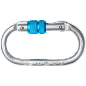 Resim Fixe Symmetric St Screw Gate Kilitli Karabina Silver-Blue Çok Renkli 