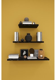 Resim Asra Trend Modern 3'lü Uçan Raf Çok Amaçlı Duvar Rafı Organizer %100 Mdf Kitaplık Mutfak Banyo Rafı Drf05 Royal 