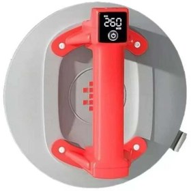 Resim SHİJİNG Tools 6100 Şarjlı Hava Pompalı Dijital Vantuz - Cam Granit Seramik Ayna Taşıma Vantuzu 
