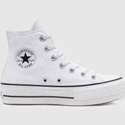 Resim Converse Chuck Taylor All Star Platform Canvas Beyaz Kadın Sneaker 560846C 