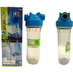 Resim Su Saatine Takılan Atlas Dp Mono Tekli Boş Filtre Kabı 