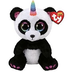 Resim Ty Beanie Boos Paris Tek Boynuzlu Panda 24 cm. 