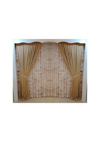 Resim Vizyon Renk Fon Kadife Perde Çift Kanat 1/3 Sık Pileli Dikim V-06 Vizyon 