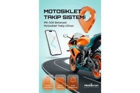 Resim Mobikron MK-500-1 Motosiklet Gps Takip Cihazı 2026 - Mıknatıslı Kablosuz Akü Bitirmez 24 Ay Hat Dahil Şarjlı 