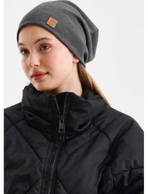 Resim Kadın Termal %100 Pamuklu Soft 2 Stil 1 Arada Bere Premium Cuts Serisi - Standart / Füme Füme 