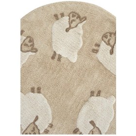 Resim Cool Halı Cool Cotton Ccn 11 Multi Xw Makinede Yıkanabilir Kaymaz Tabanlı Natural Pamuk Dokuma Yuvarlak Bebek Halısı Çok Renkli 