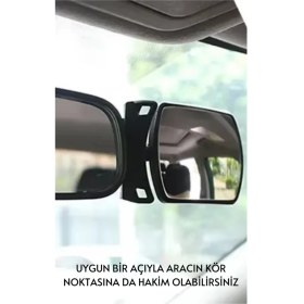 Resim Özgürce Prizmatik Dışbükey Bebek ve Çocuk Takip Aynası, Güvenli ve Konforlu Kullanım 