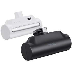 Resim Benks PB15 Taşınabilir Standlı Lightning Portlu Powerbank 5000MAH Beyaz 