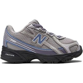 Resim New Balance 740 Mor Modeli Koleksiyonu Bebek Günlük Ayakkabı I7401TU Gri 