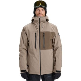 Resim Quiksilver Sycamore Solid 20k Jk Erkek Bej Snowboard Ceketi 