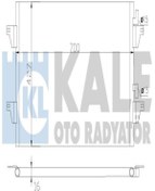 Resim KALE 342590 Klima Radyatoru Kondenser ( Renault Espace ıv / Megane ıı 1.9 dci 8200332851 (wc349198) 