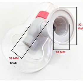 Resim Şenocak Su Sebili Musluğu Sıcak Kırmızı Ithal Kısa - 551842067 