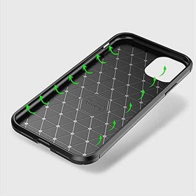 Resim Spia Apple iPhone 11 Kılıf Siyah Karbon Silikon Orijinal Esnek İnce Geliştirilmiş Dayanıklı Darbe Karşıtı Koruyucu Yeni Nesil Tasarım (Apple iPhone 11, Siyah) 