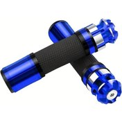 Resim Chuangyinshop Alüminyum Alaşım Altın Blue Tutacak Gidon Kavrama Off Road Pedal Scooter Modifikasyon 
