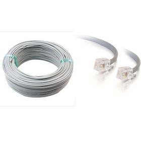 Resim Internet Için Telefon Hat Kablosu 20 Metre 