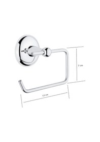Resim Tema Minimal Banyo Wc Kağıtlık Krom Krom 