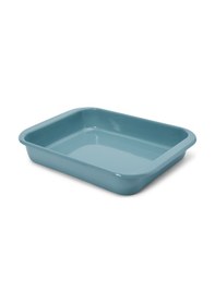 Resim Emaye Fırın Kalıbı Mavi 