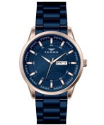 Resim Ferro F11931A-T Lacivert Çelik Kordon 42 mm Erkek Kol Saati 