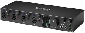 Resim Topping Professional E4X4 Pre | Black Yüksek Kalite USB-C Ses Kartı: 4-Giriş/4-Çıkış 24Bit/192kHz, 8...600ohm arası kulaklıklara kadar kullanılabilir. (PC/MAC) 