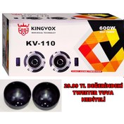 Resim KİNGVOX DOM TWEETER KV-110 10CM TWEETER