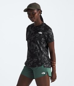 Resim The North Face Kadın FLEX S/S Tişört REG AOP NF0A8BQG8R41 Siyah S 