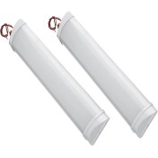 Resim Blueleskyy Kabine Rv Römork Için 12-80V 72LED Iç Işık Şeridi Tavan Lambası (Yurt Dışından) 