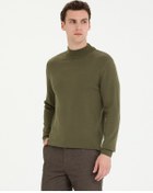 Resim Pierre Cardin Erkek Koyu Haki Triko Kazak 50276161-vr111 Koyu Haki 