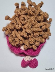 Resim Wanderlust Sevimli Oyun Arkadaşı Anahtarlık Amigurumi Organik Oyuncak 9cm 
