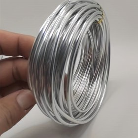 Resim Alüminyum Tel, Gümüş Rengi 1.0,/1.5/2.0/2.5/3.0mm (milimetre) Uzunluk 5m 16.4ft 1 Rulo, El Sanatları Teli, Metal Tel, Elektrik Merkez Teli, El Sanatları Teli, Bükülebilir Tel, El Sanatları Teli, Kazıma Teli, Bebek Elektrik Merkezi, Esnek Tel, Model Teli, Bonsai Şekillendirme Alüminyum Teli 