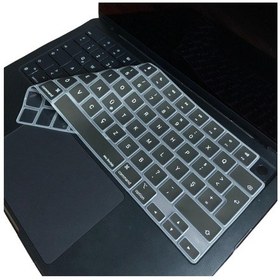 Resim Apple Uyumlu MacBook Klavye Koruyucu Eski Türkçe F Dizilim Daktilo Tip Silikon Kapak Siyah 