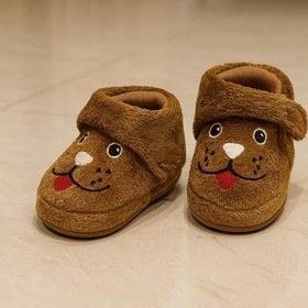 Resim Valenta Sevimli Köpek Figürü Bebek Panduf 