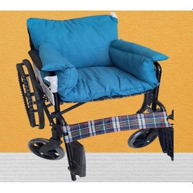Resim Benlife Tekerlekli Sandalye Minderi - Hasta Bakım Minderi - Mavi 