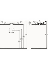 Resim Isvea Sistemay Tezgah Üstü Lavabo 65 CM 