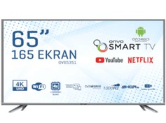 Resim Onvo OV65351 65" 165 Ekran Uydu Alıcılı 4K Ultra Hd Android TV Onvo