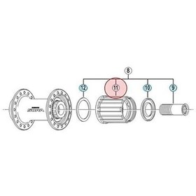 Resim Shimano Fh-rm60 Arka Göbek Flibber Y3e098060 Siyah 