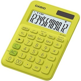 Resim Casio MS-20UC-YG Masaüstü 12 Hane Hesap Makinesi 