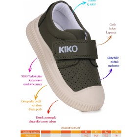 Resim Kiko Kids Squa Nubuk Cırtlı Erkek Bebek Günlük Ayakkabı 