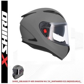 Resim Shiro Fullface Shadow M.C Motosiklet Kaskı Kapalı Nardo 